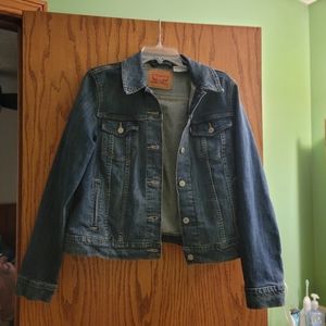 Levi jacket, XL, blue jean,, good to excellent condition